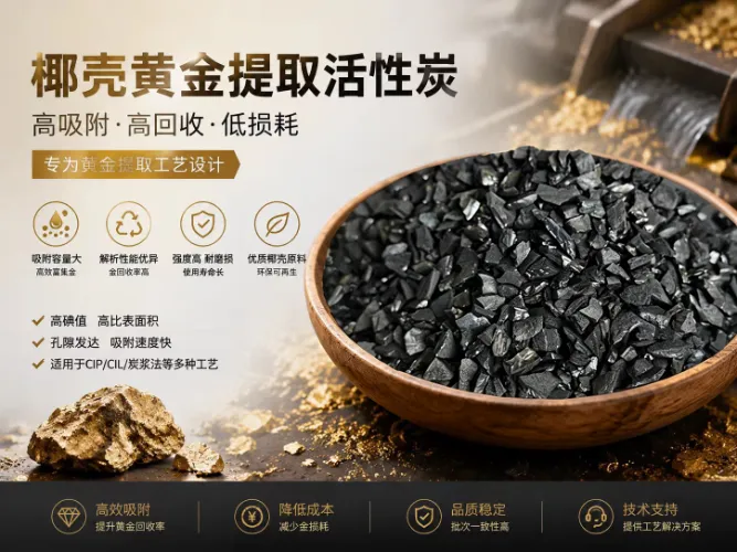 Carbon phục hồi vàng từ vỏ dừa Huajing: Tăng cường thu hồi vàng, giảm chi phí và tăng hiệu quả